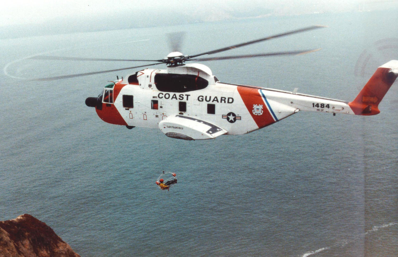 Coast Guard HH-3 Pelican in flight